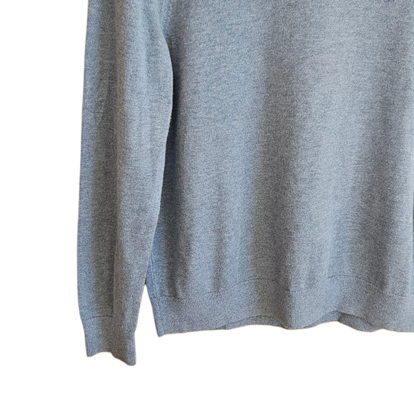 Nautica Men's Sweater Pullover Long Sleeve Light Blue Medium - Picture 6 of 6